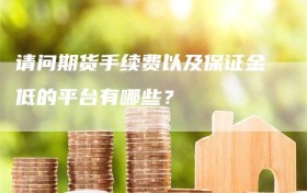 请问期货手续费以及保证金低的平台有哪些？