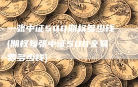 一张中证500期权多少钱(期权每张中证500交易费多少钱)