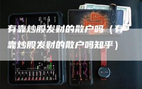 有靠炒股发财的散户吗（有靠炒股发财的散户吗知乎）