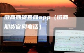 徽商期货官网app（徽商期货官网电话）