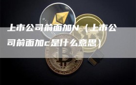 上市公司前面加N（上市公司前面加c是什么意思）