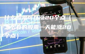 什么股票可以涨20个点（怎么有的股票一天能涨20个点）