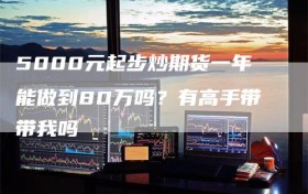 5000元起步炒期货一年能做到80万吗？有高手带带我吗