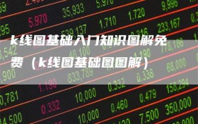 k线图基础入门知识图解免费（k线图基础图图解）