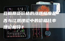 豆粕期货价格的涨跌幅度是否与江恩理论中的价格比率理论相符？