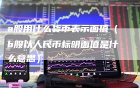 a股用什么货币表示面值（b股以人民币标明面值是什么意思）