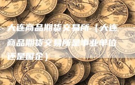 大连商品期货交易所（大连商品期货交易所是事业单位还是国企）