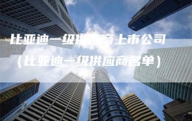 比亚迪一级供应商上市公司（比亚迪一级供应商名单）