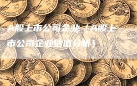 A股上市公司企业（A股上市公司企业估值分析）