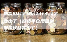 期货盈利平仓后为什么资金变少了（期货平仓后盈利 但是权益变少了）