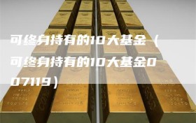 可终身持有的10大基金（可终身持有的10大基金007119）