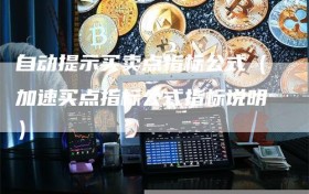 自动提示买卖点指标公式（加速买点指标公式指标说明）