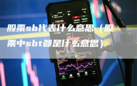 股票sb代表什么意思（股票中sbt都是什么意思）