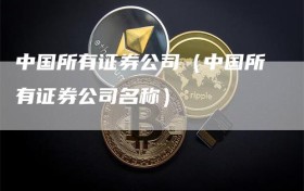 中国所有证券公司（中国所有证券公司名称）