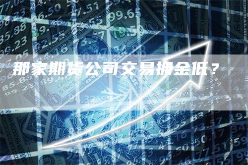 那家期货公司交易拥金低？