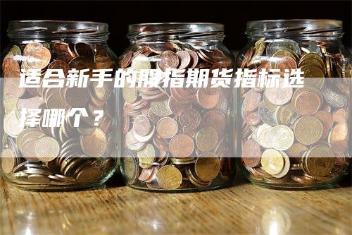 适合新手的股指期货指标选择哪个？