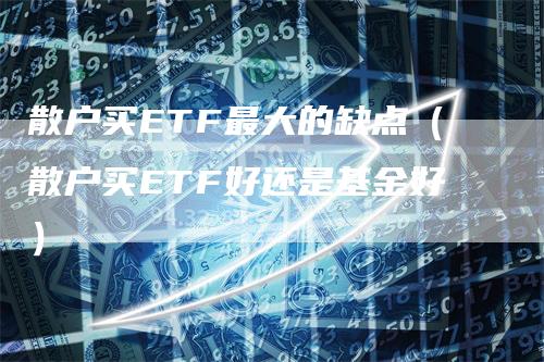 散户买ETF最大的缺点（散户买ETF好还是基金好）