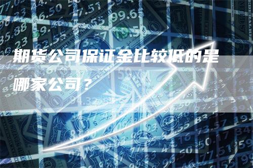 期货公司保证金比较低的是哪家公司？